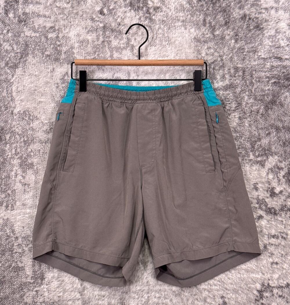Birddogs Shorts Medium Mens Classic Fit Lined Athletic 7" Gray And Blue